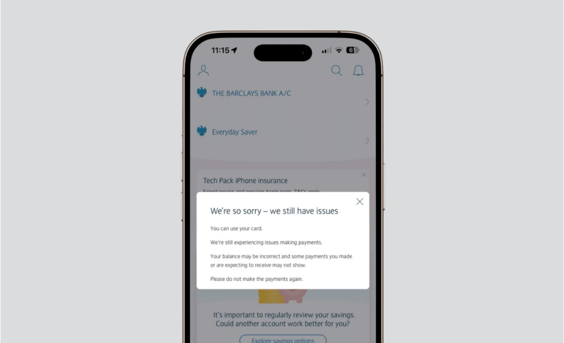 Barclays App Outage on the Busiest Day of the Year